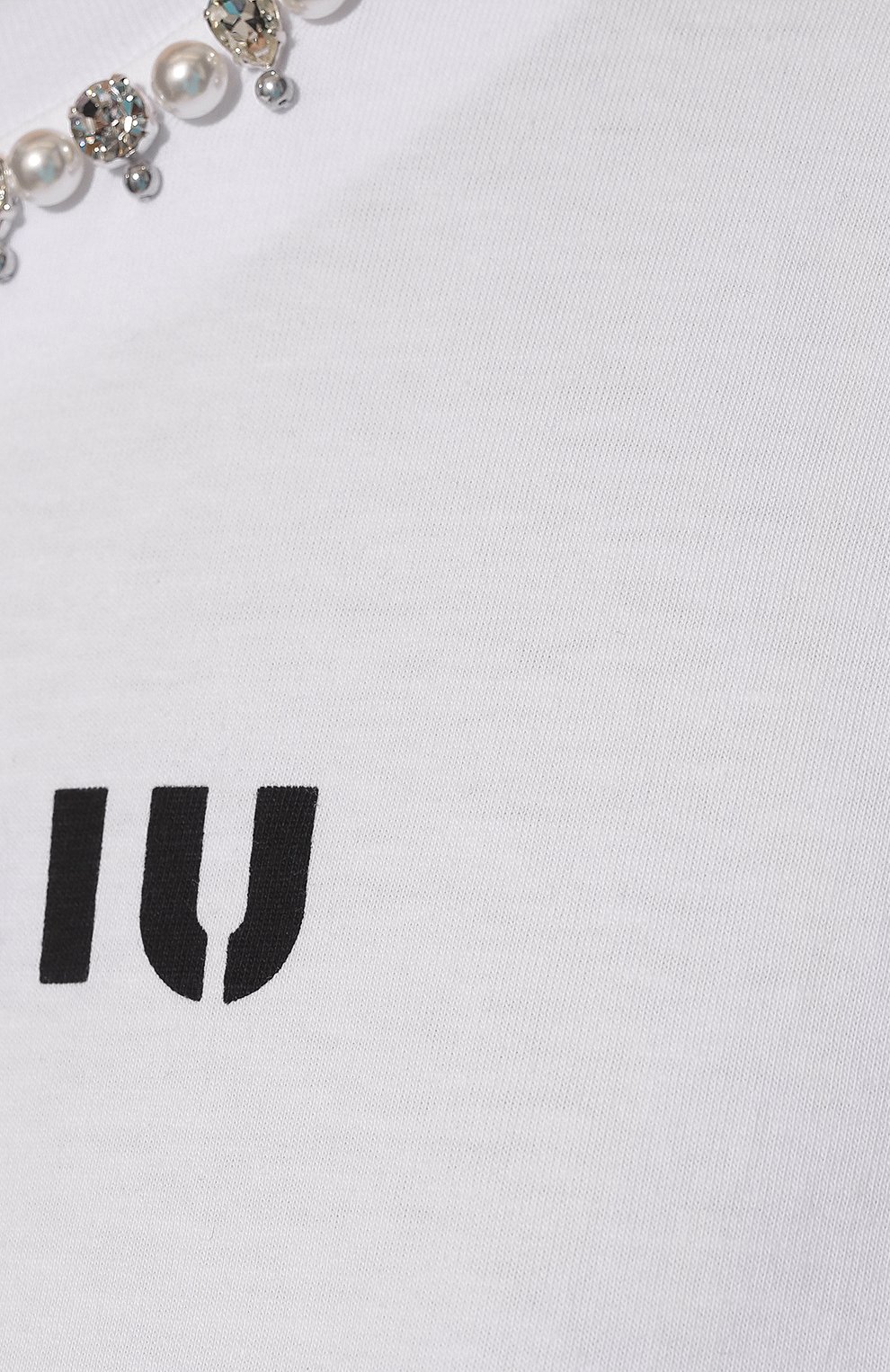 Хлопковый пуловер MIU MIU, арт. MJL816-1V6F-F0009, фото 5