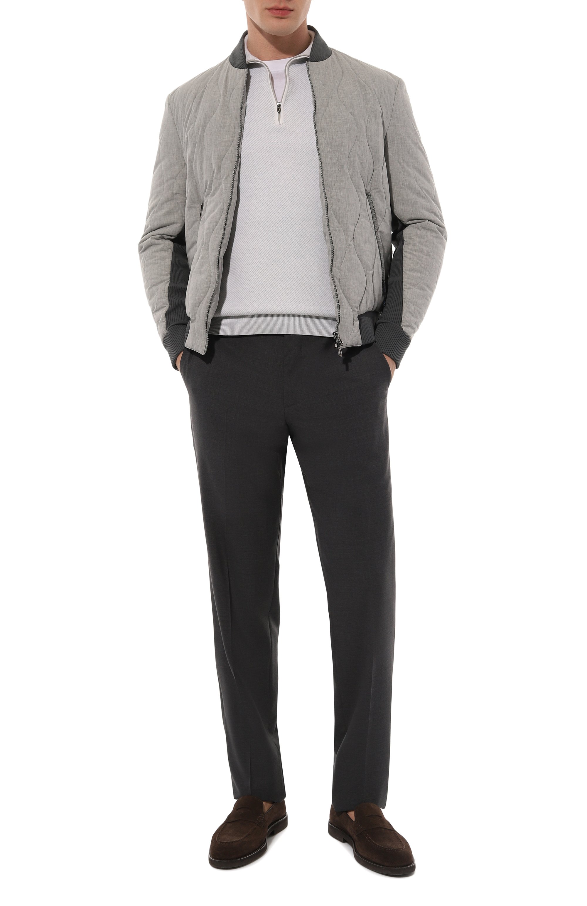 Шерстяные брюки ZEGNA, арт. C27F01/75TB12, фото 2