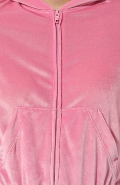 Женский толстовка BALENCIAGA розово�го цвета, арт. 751792/TM026 | Фото 5 (Длина (для топов): Стандартные; Материал внешний: Синтетический материал; Рукава: Длинные; Стили: Гламурный; Женское Кросс-КТ: Кардиган-одежда)