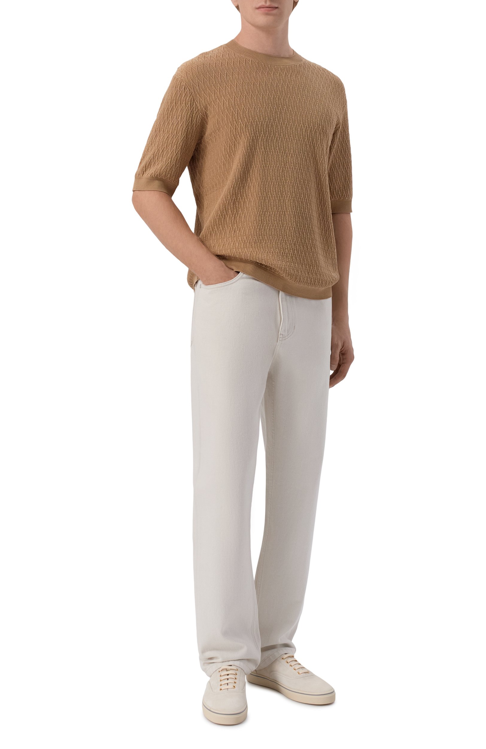 Хлопковый джемпер EMPORIO ARMANI, арт. EM006377/AF27862, фото 2
