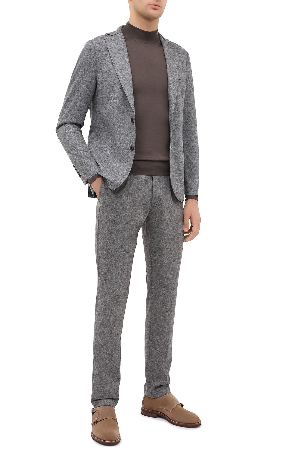 Брюки из шерсти и кашемира ELEVENTY PLATINUM, арт. B75PANB21 TES0B006, фото 2