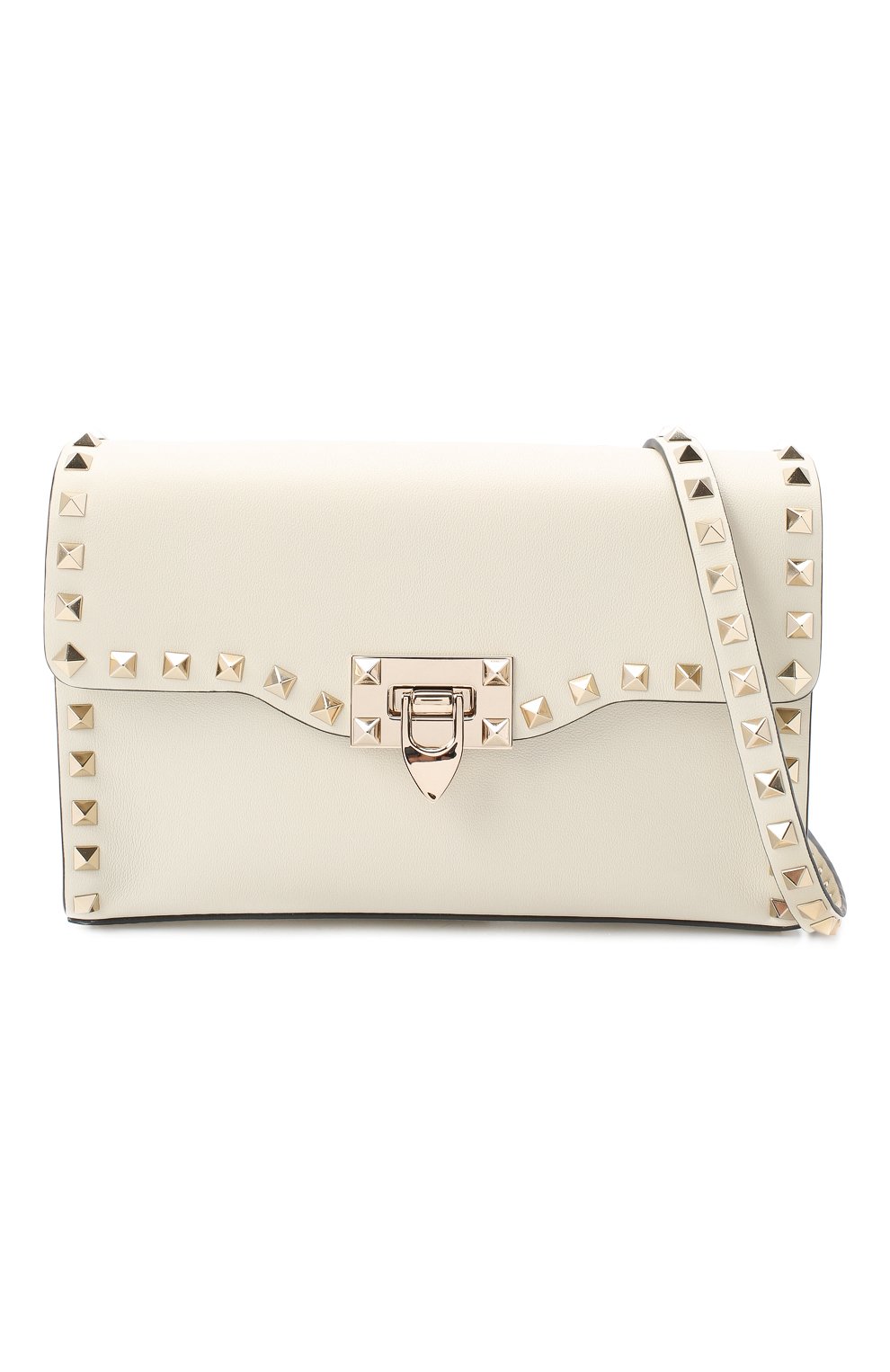 Сумка rockstud VALENTINO кремового цвета по цене 144000 руб., арт. UW2B0181/B0L, фото 6 Сумка rockstud VALENTINO, арт. UW2B0181/B0L, фото 6