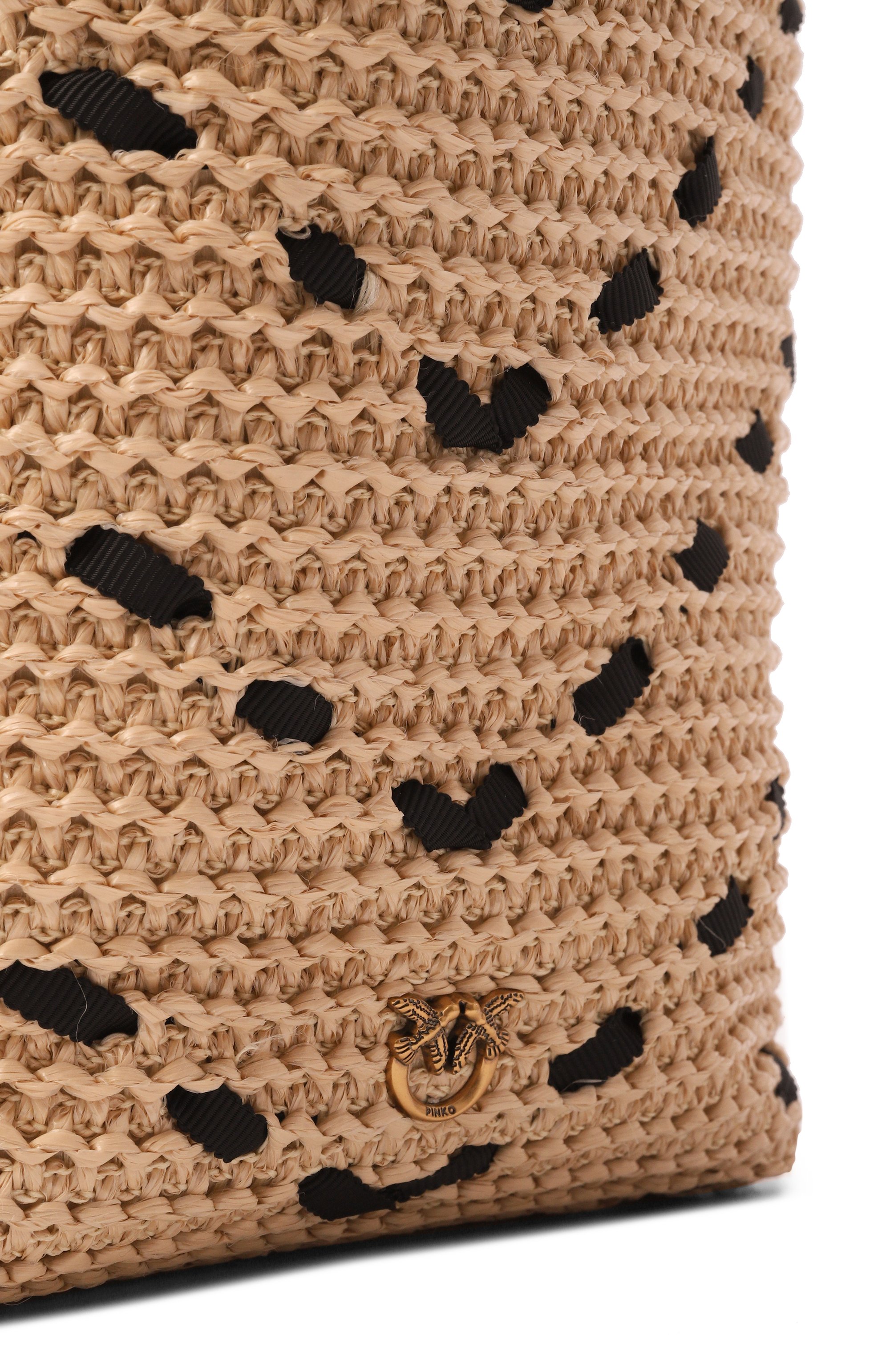 Сумка bucket mini PINKO бежевого цвета по цене 23900 руб., арт. 106835/A391, фото 6 Сумка bucket mini PINKO, арт. 106835/A391, фото 6