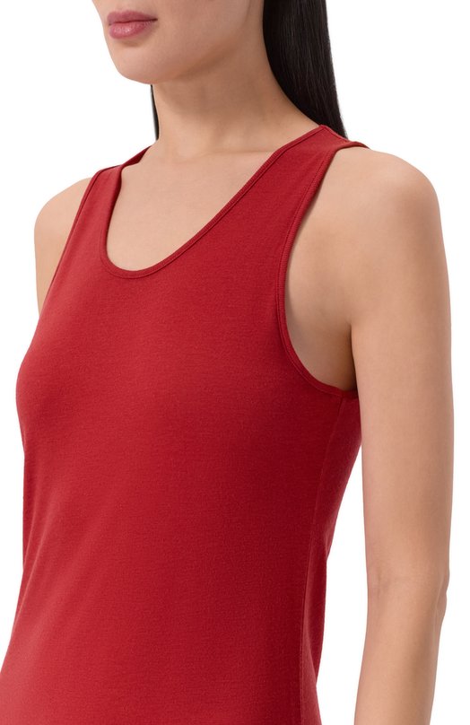 Платье из вискозы и шерсти Loulou de Saison MYR0N LDS Красный  MYR0N LDS Фото 4