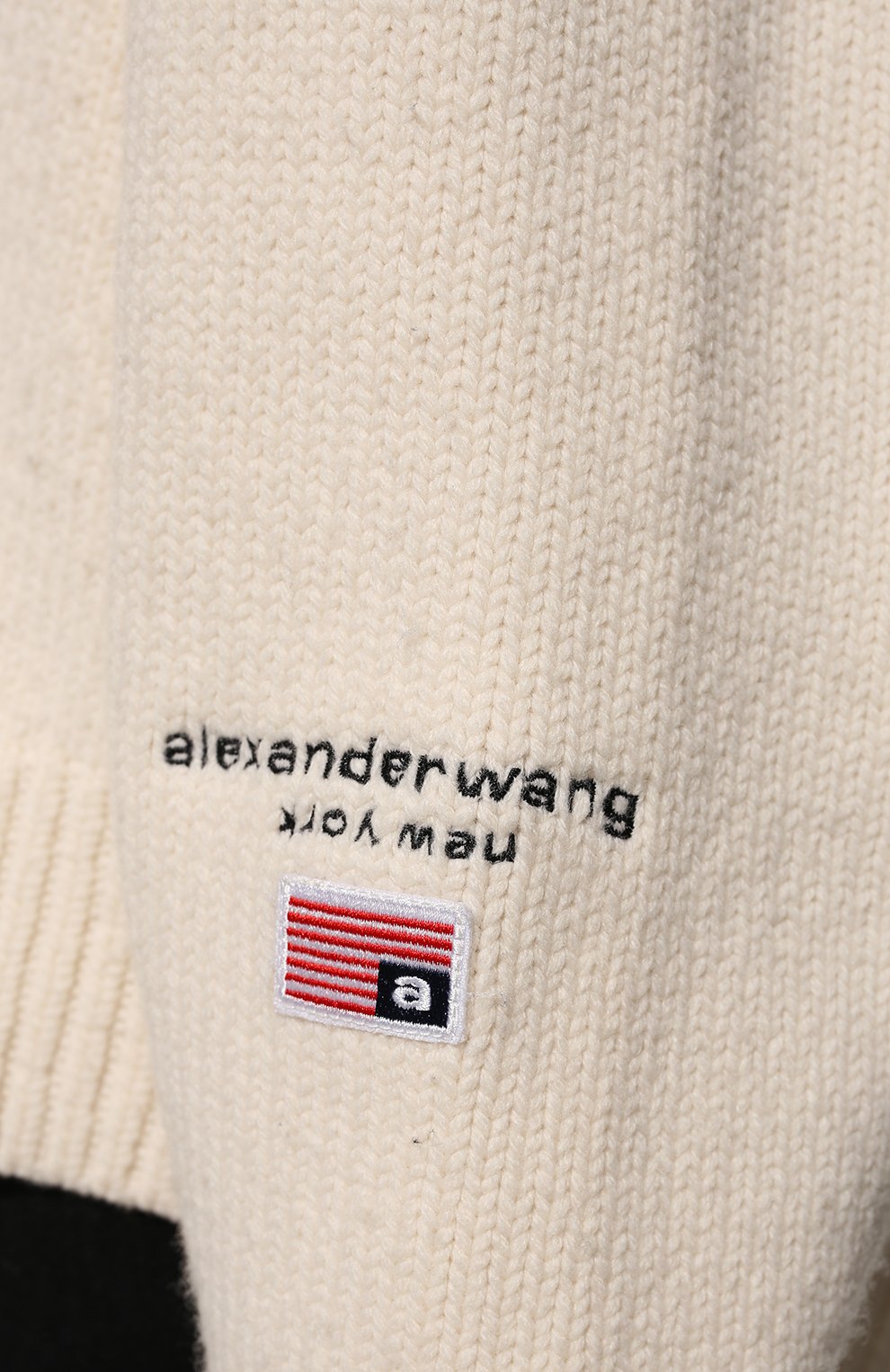 Шерстяной свитер ALEXANDER WANG кремового цвета по цене 78800 руб., арт. 1KC1201088, фото 5 Шерстяной свитер ALEXANDER WANG, арт. 1KC1201088, фото 5