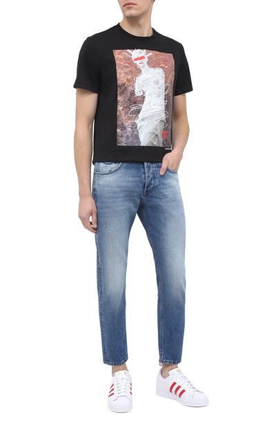 Кожаные кеды superstar ADIDAS ORIGINALS, арт. S42992, фото 2