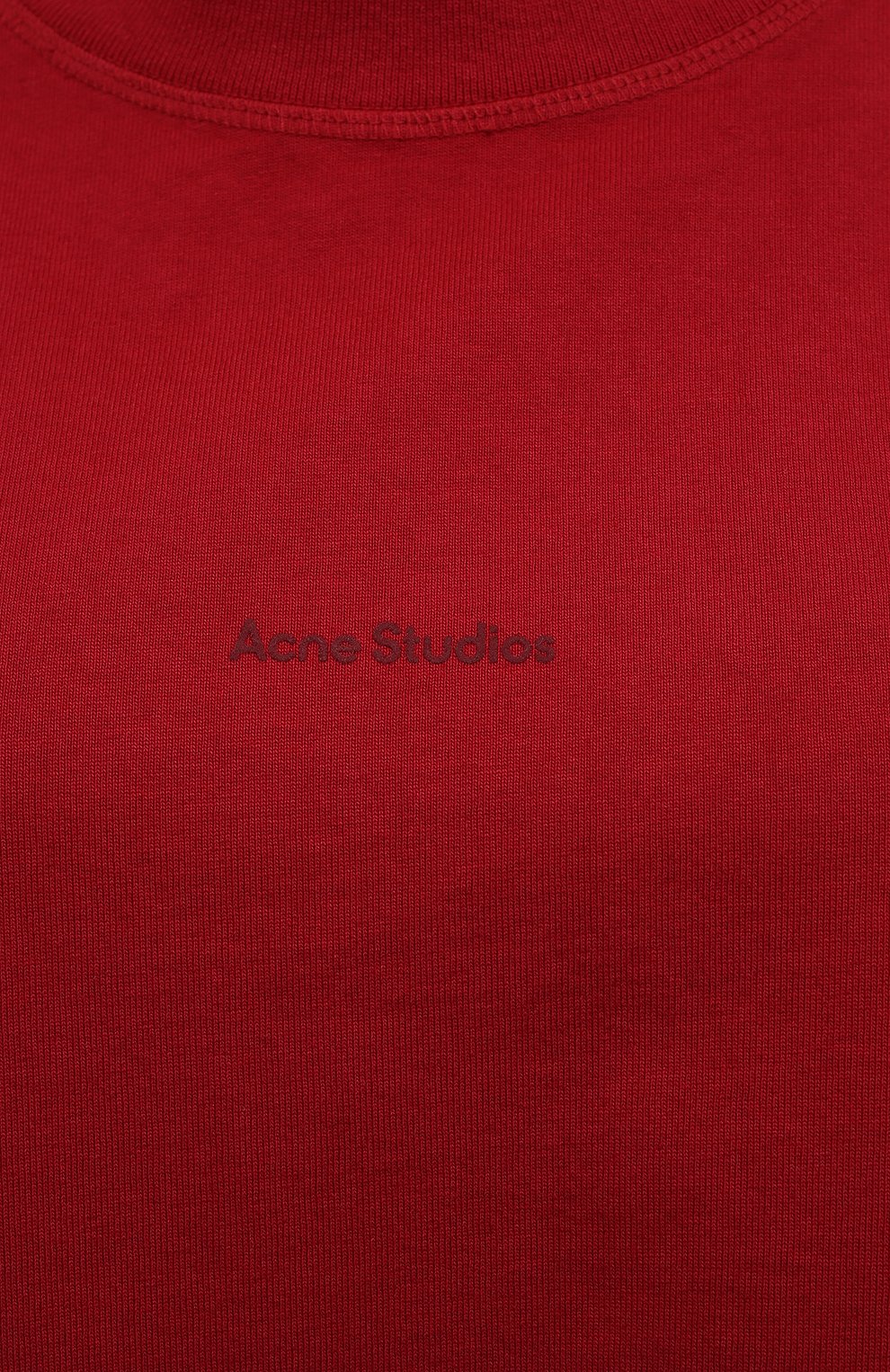 Хлопковая футболка ACNE STUDIOS, арт. AL0135, фото 5