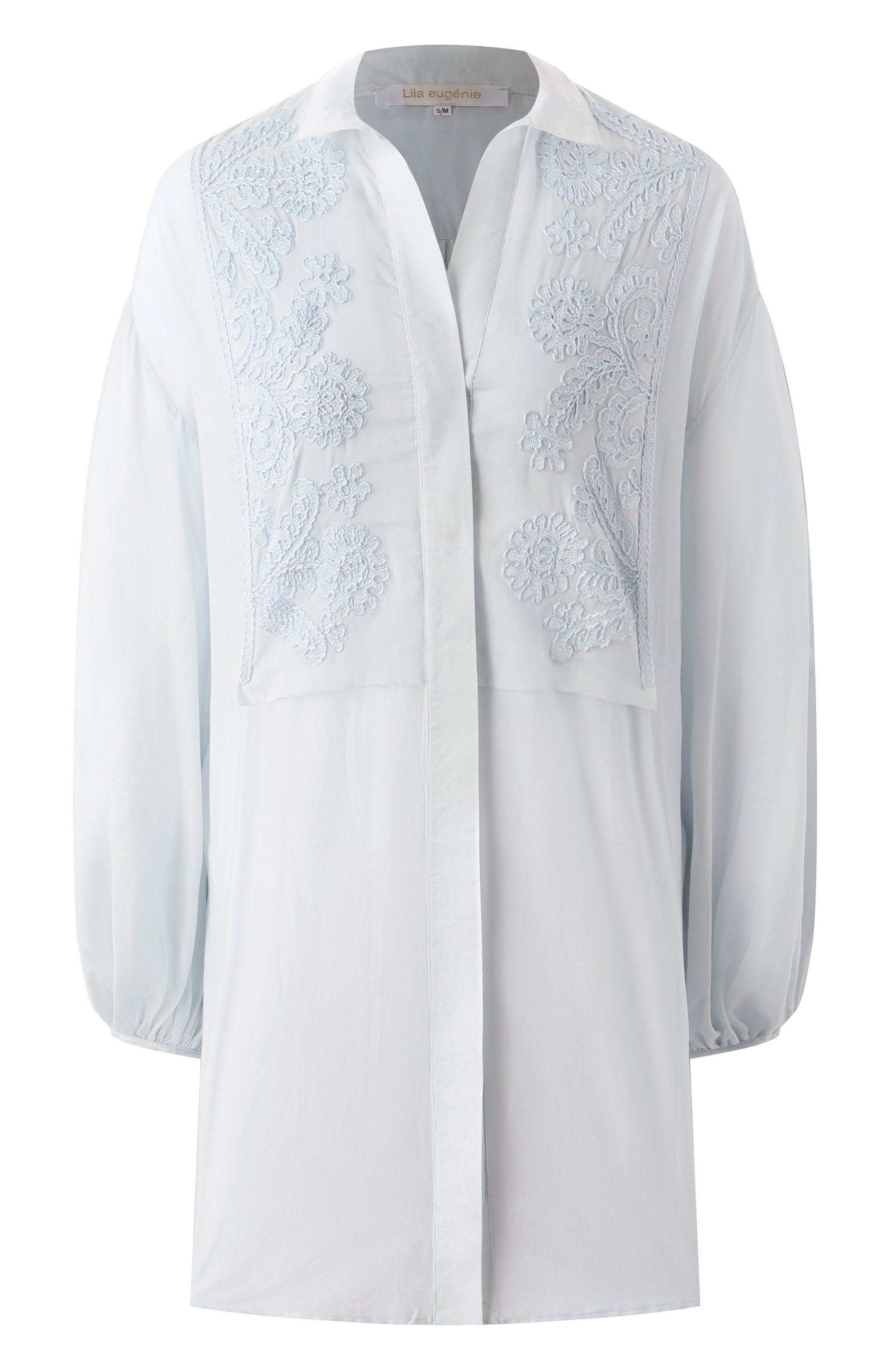 Блузка из хлопка и шелка LILA EUGENIE, арт. 2516, фото 1