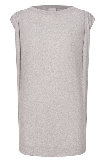 Женская хлопковый топ DRIES VAN NOTEN, арт. 011130/3606