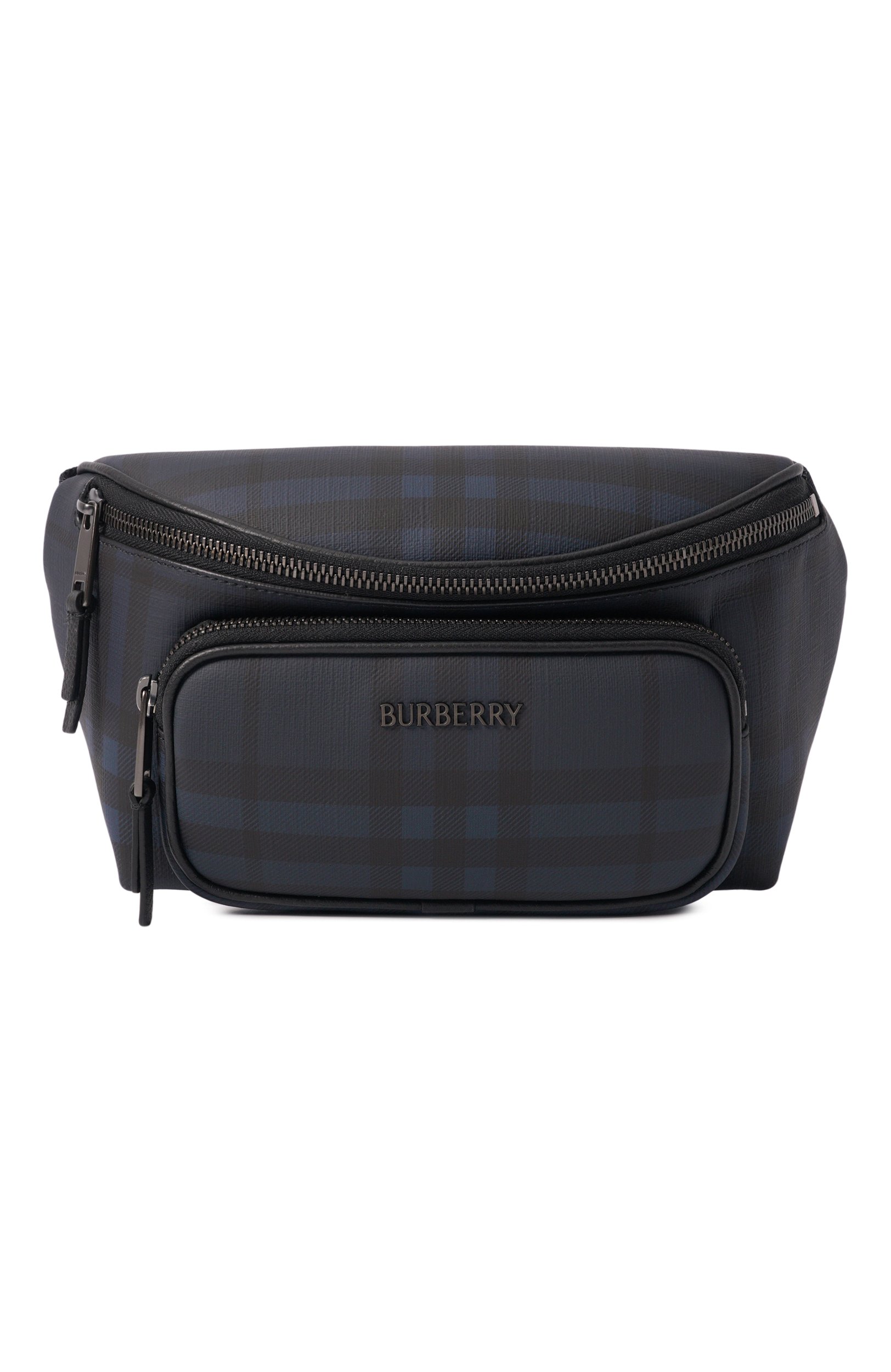 Поясная сумка BURBERRY темно-синего цвета по цене 122500 руб., арт. 8129339, фото 1 Поясная сумка BURBERRY, арт. 8129339, фото 1
