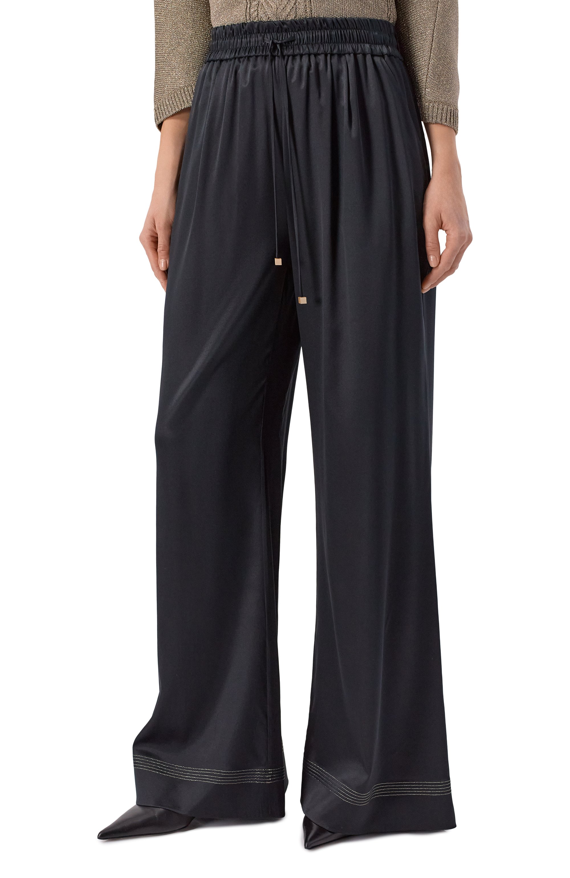 Шелковые брюки FREEAGE, арт. WS26.PT188.6003.900, фото 3