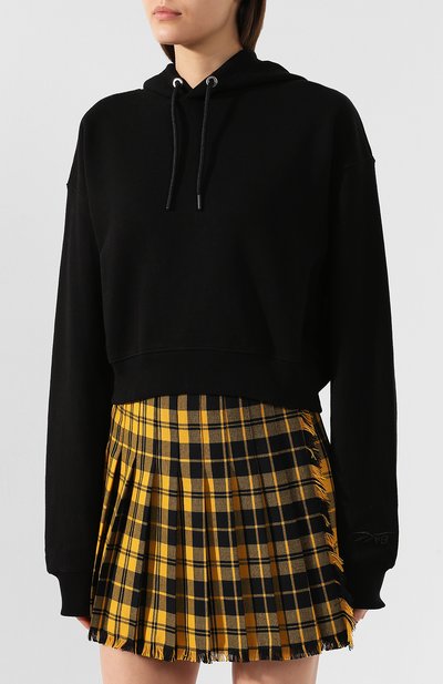 Хлопковое худи reebok x victoria beckham REEBOK черного цвета по цене 22950 руб., арт. FQ7199, фото 3 Хлопковое худи reebok x victoria beckham REEBOK, арт. FQ7199, фото 3