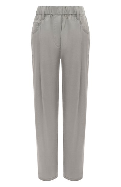 Женские хлопковые брюки BRUNELLO CUCINELLI, арт. M0H93B1021