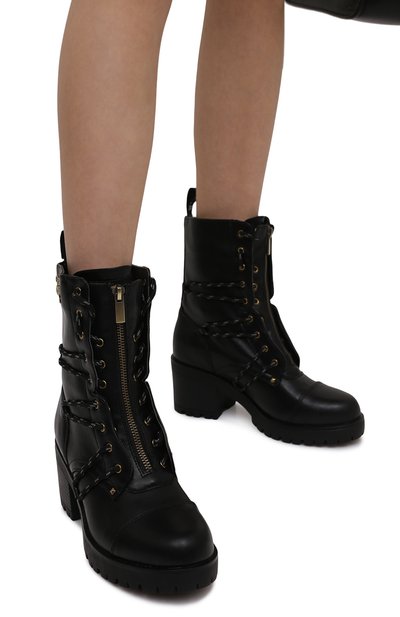 Ботильоны VERSACE JEANS COUTURE, арт. 71VA3S93-F0ND0 MIA DIS. 47 C0ATED BLACK/71570, фото 3