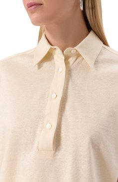 Поло изо льна и хлопка KITON, арт. D57443H08431, фото 1