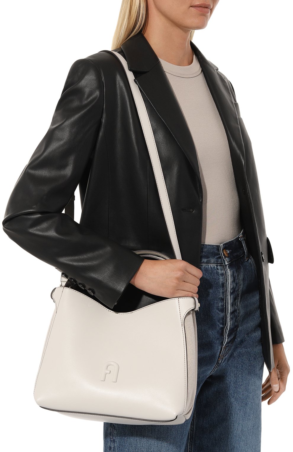 Сумка furla primula FURLA белого цвета по цене 52000 руб., арт. WB00962/BX0654, фото 2 Сумка furla primula FURLA, арт. WB00962/BX0654, фото 2