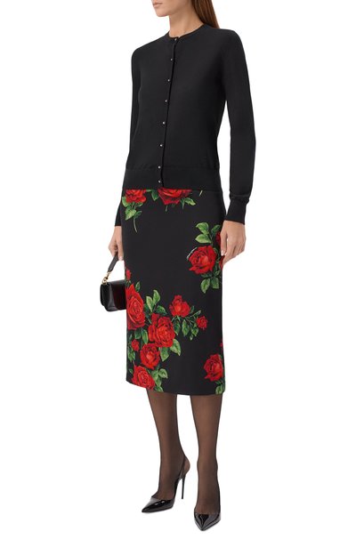 Кардиган из кашемира и шелка DOLCE & GABBANA, арт. FXV09Z/JGMHZ, фото 2