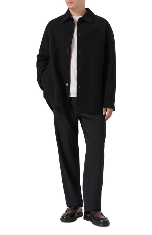 Шерстяная куртка-рубашка Jil Sander J23BN0006-J40020 Чёрный  J23BN0006-J40020 Фото 2