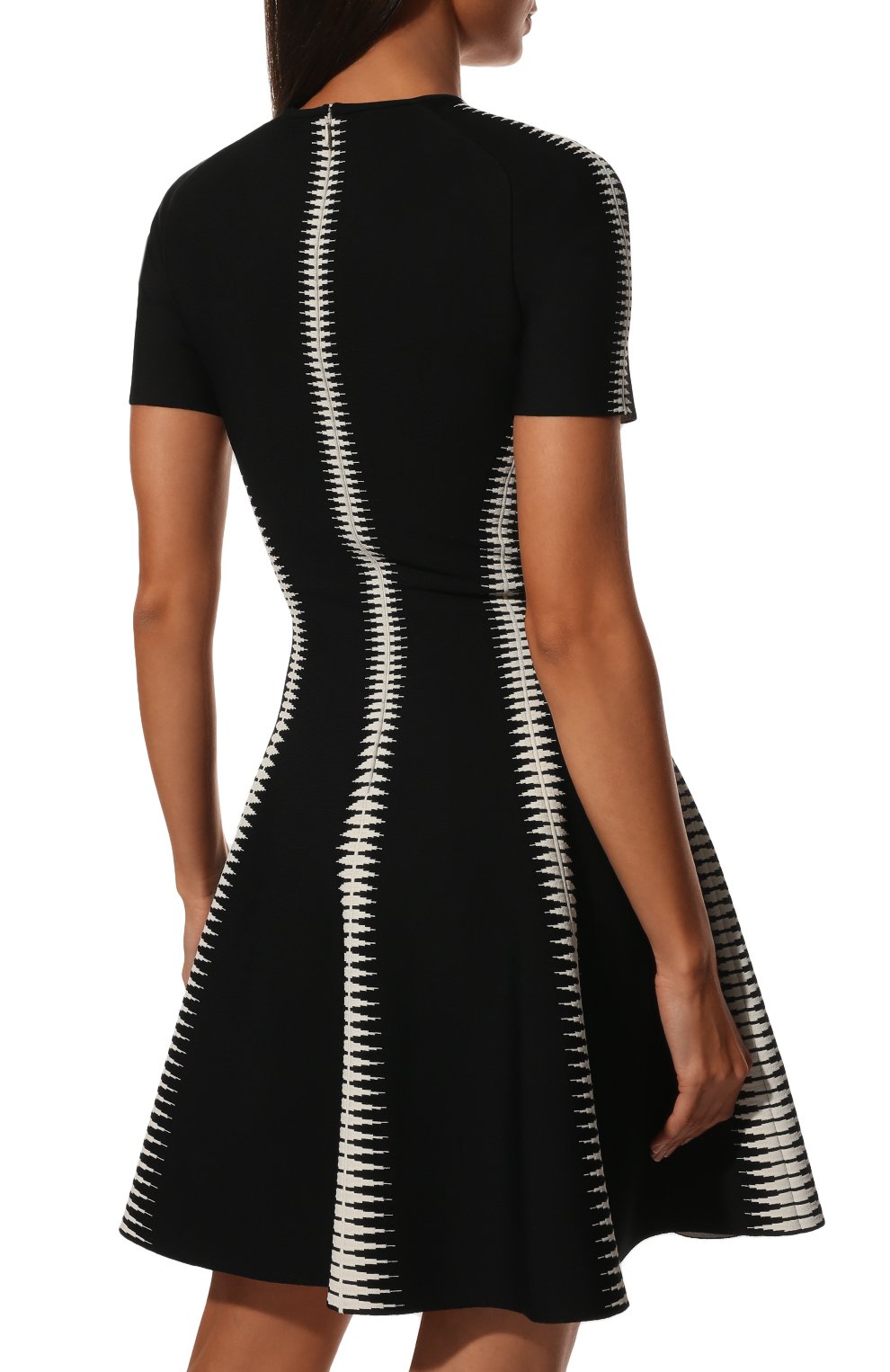 Платье из вискозы ALEXANDER MCQUEEN, арт. 688606/Q1AZB, фото 4