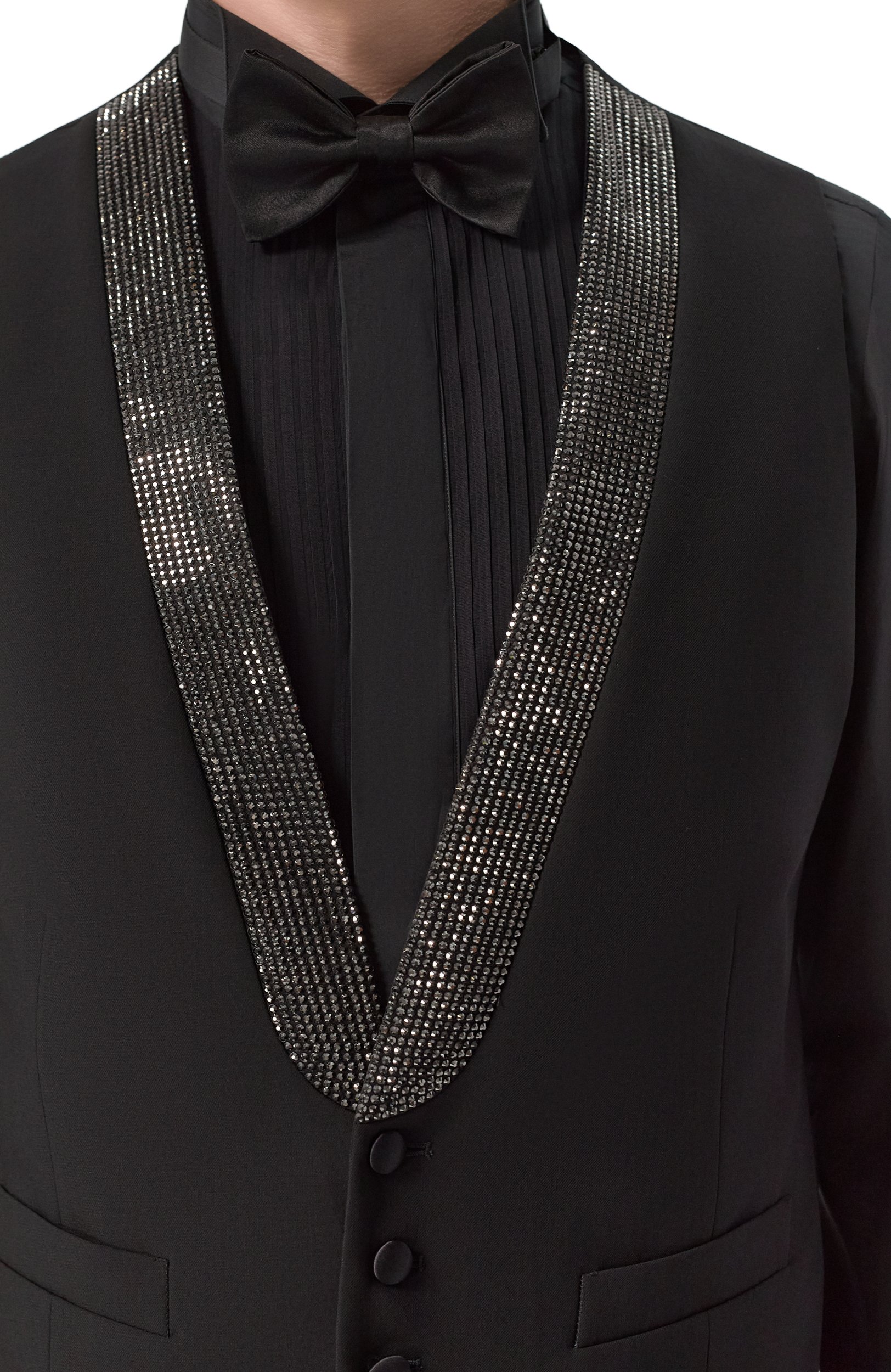 Жилет с отделкой стразами GIORGIO ARMANI, арт. GM004583/TE10043, фото 5