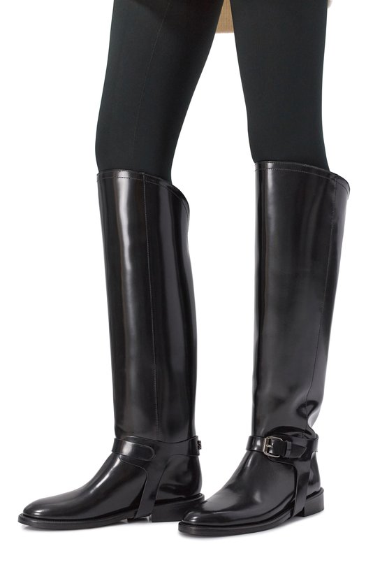 Кожаные сапоги Riderama Casadei 1S372A0201/C2858 Чёрный  1S372A0201/C2858 Фото 2