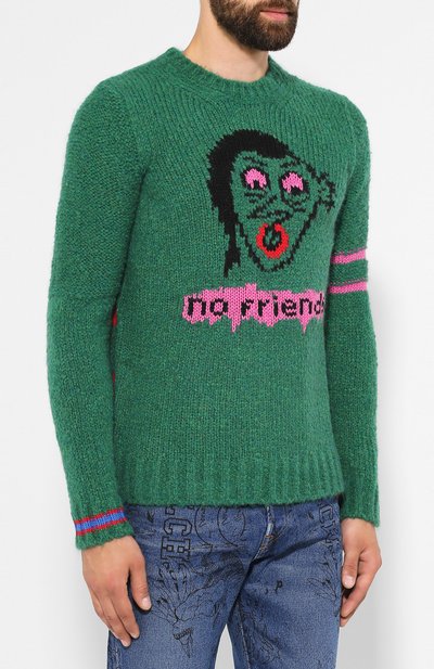 Свитер DIESEL зеленого цвета по цене 22700 руб., арт. 00SYN5/0AAWZ, фото 3 Свитер DIESEL, арт. 00SYN5/0AAWZ, фото 3