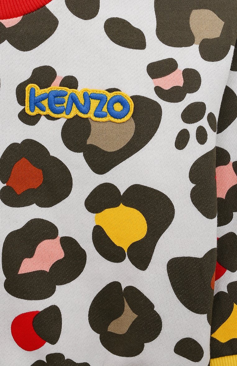 Хлопковый свитшот KENZO, арт. K15689/3Y-5Y, фото 1