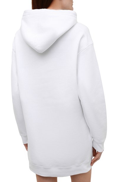 Хлопковое платье DSQUARED2 белого цвета по цене 57000 руб., арт. S80CT0010/S25042, фото 4 Хлопковое платье DSQUARED2, арт. S80CT0010/S25042, фото 4