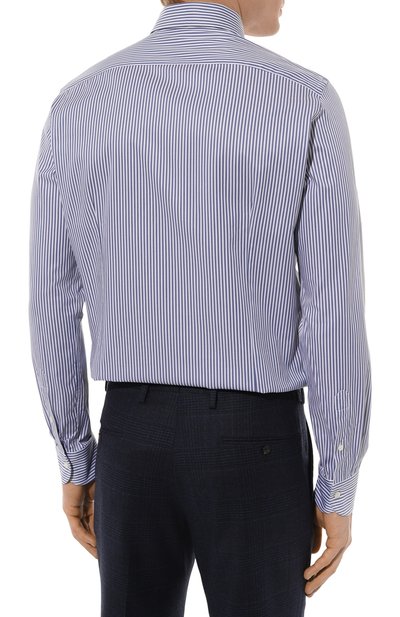 Хлопковая сорочка CANALI, арт. NCLX018/GR03303, фото 5