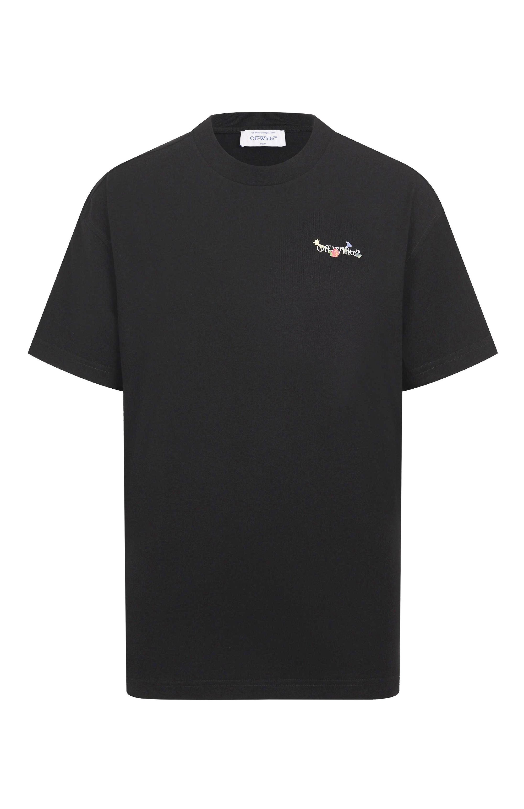 Хлопковая футболка OFF-WHITE, арт. 0WAA089S25JER001, фото 1