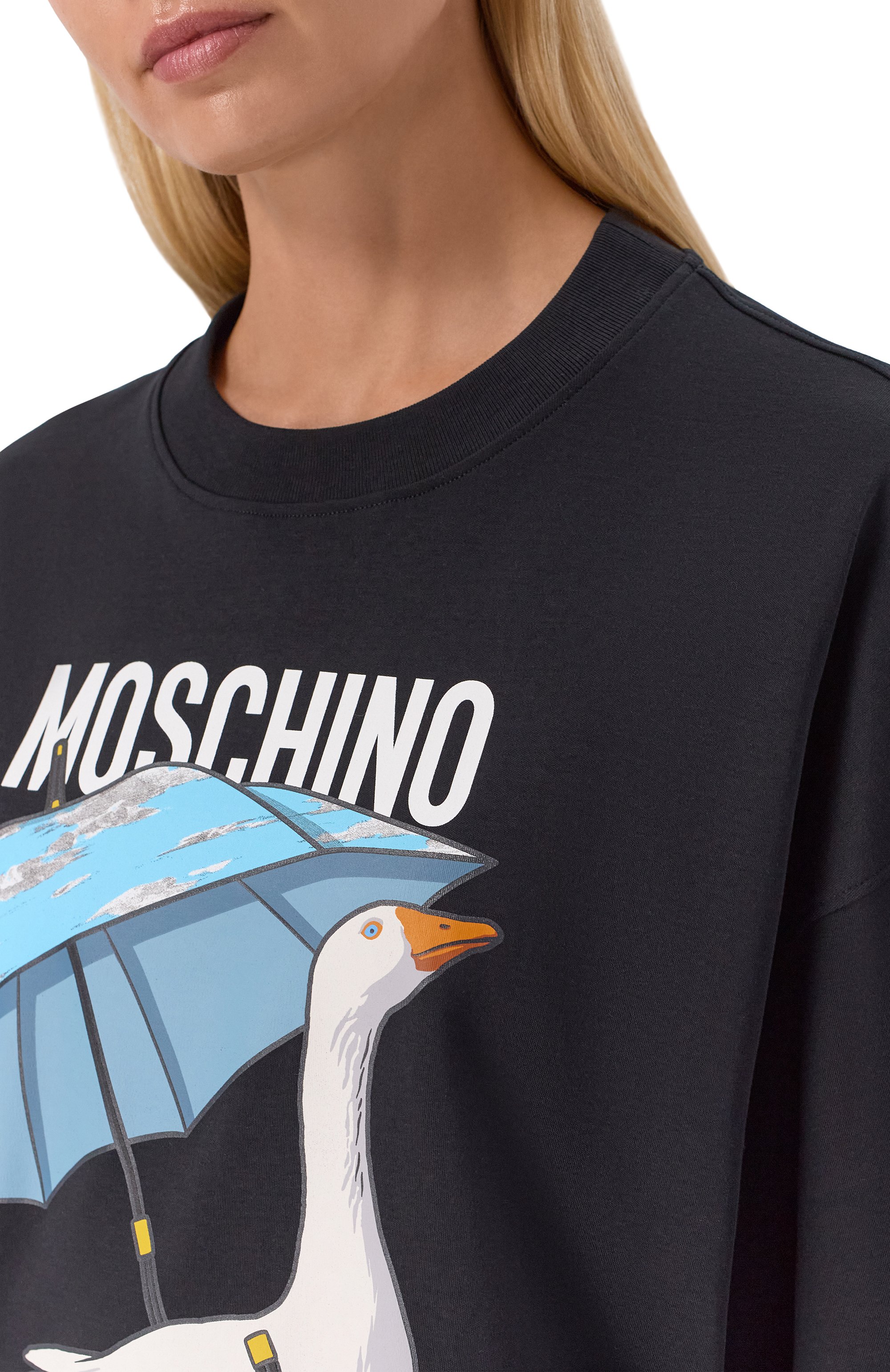 Хлопковое платье MOSCHINO, арт. J0440/5542, фото 4