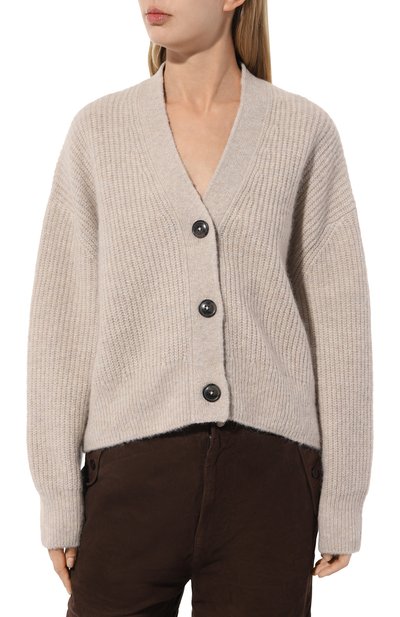 Кардиган CLOSED серого цвета по цене 35150 руб., арт. C96059-98I-22, фото 3 Кардиган CLOSED, арт. C96059-98I-22, фото 3