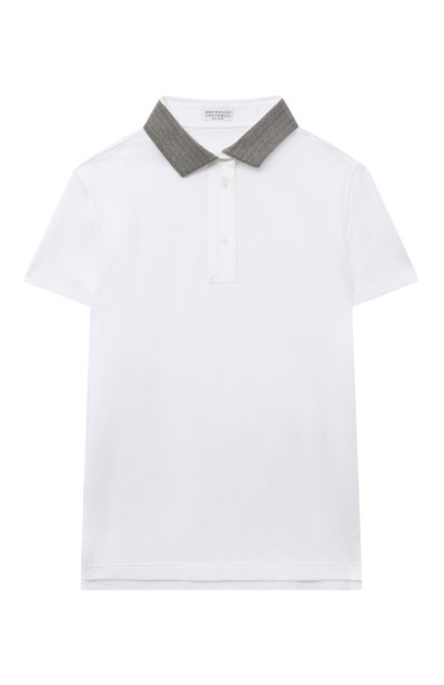 Хлопковое поло BRUNELLO CUCINELLI, арт. B0021T292C, фото 1