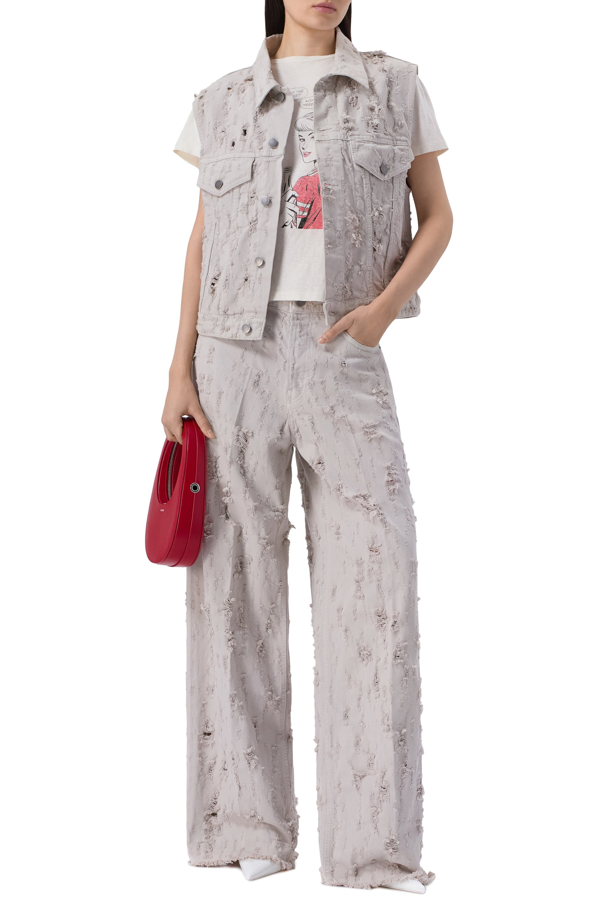 Джинсовый жилет ryder HAIKURE, арт. HEW09127GF180PXD/RYDER BULL DESTR0Y, фото 2