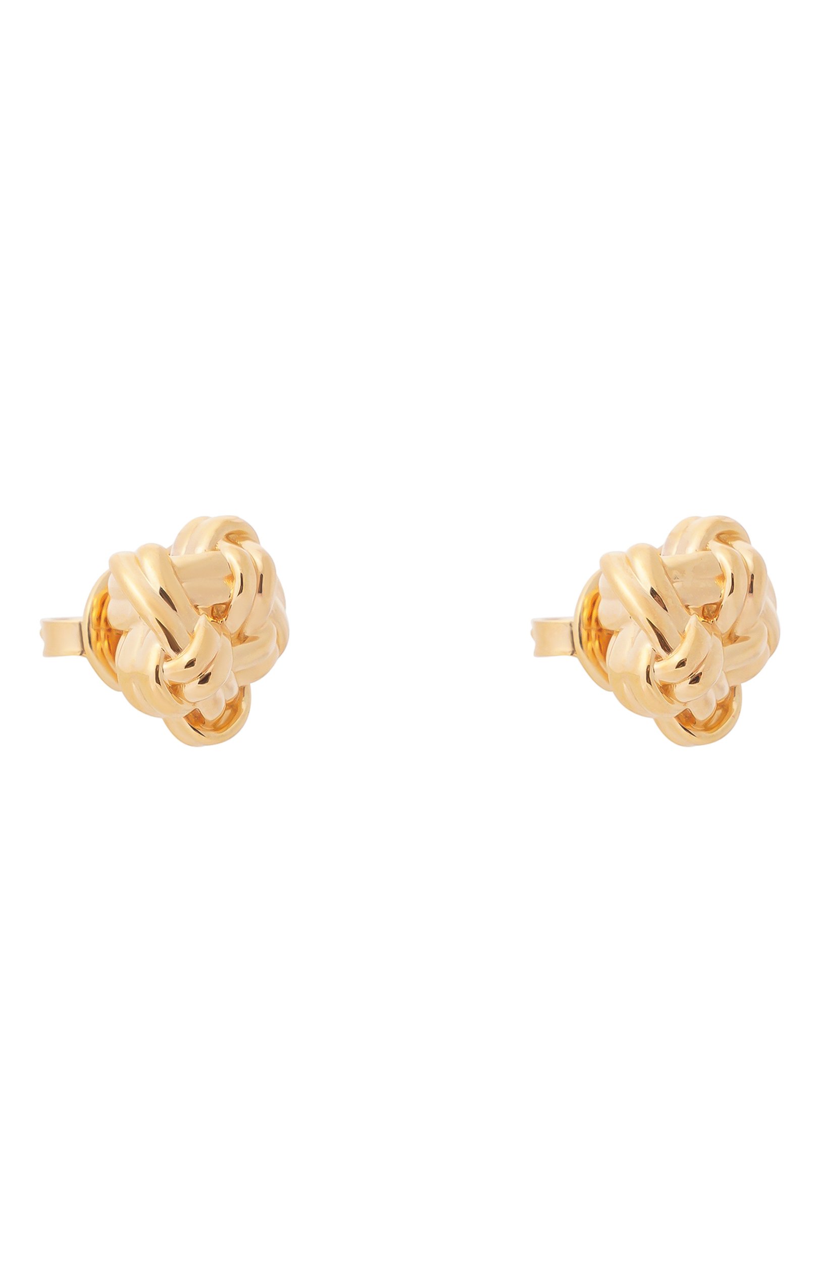 Серьги BOTTEGA VENETA золотого цвета по цене 77350 руб., арт. 865799/VAHU0, фото 3 Серьги BOTTEGA VENETA, арт. 865799/VAHU0, фото 3