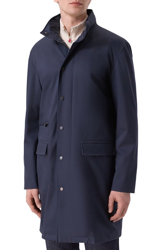 Плащ Kiton UW2193V0422H02 Синий  UW2193V0422H02 Фото 3