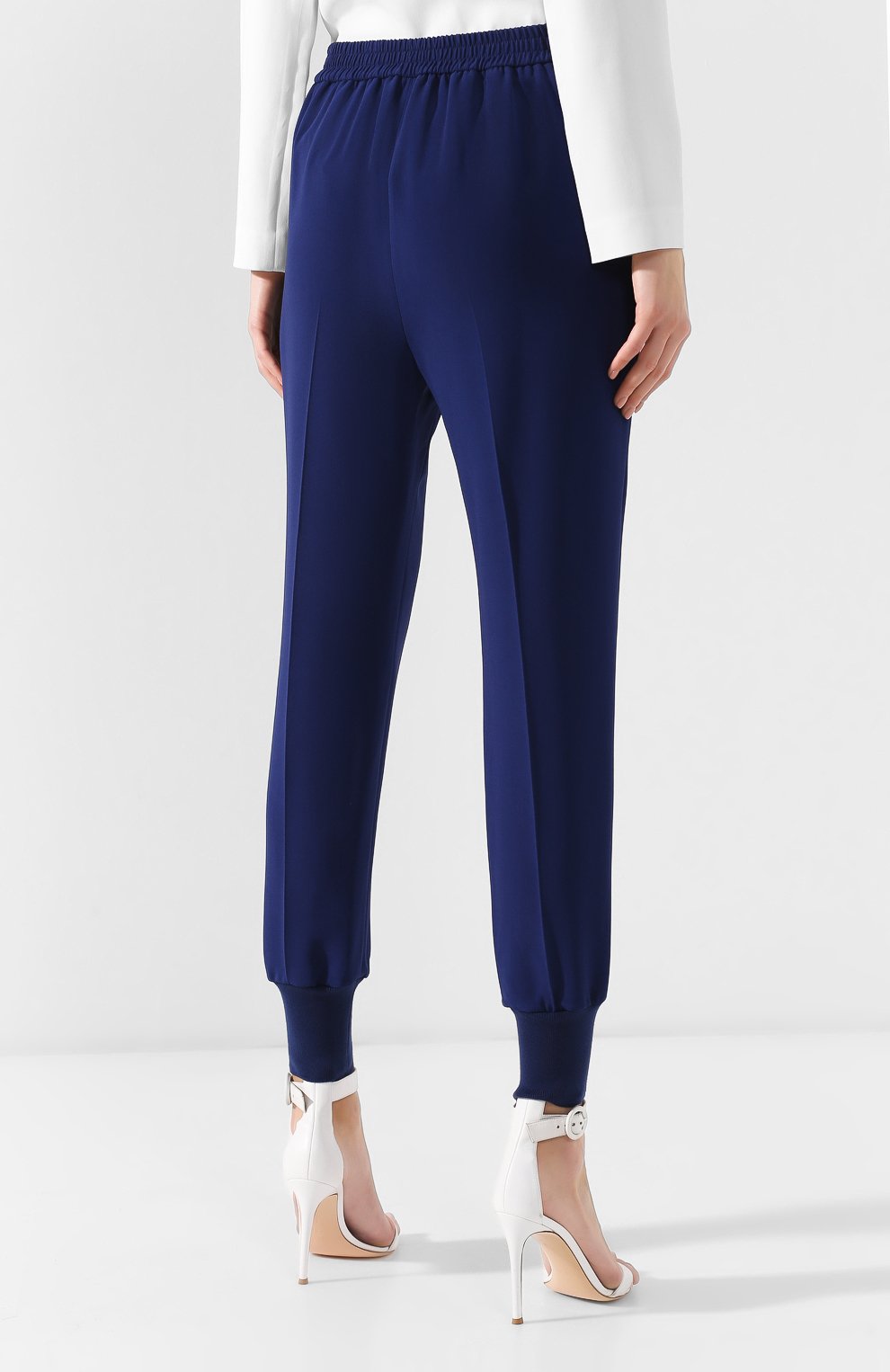 Джоггеры STELLA MCCARTNEY синего цвета по цене 56100 руб., арт. 341416/SCA06, фото 4 Джоггеры STELLA MCCARTNEY, арт. 341416/SCA06, фото 4