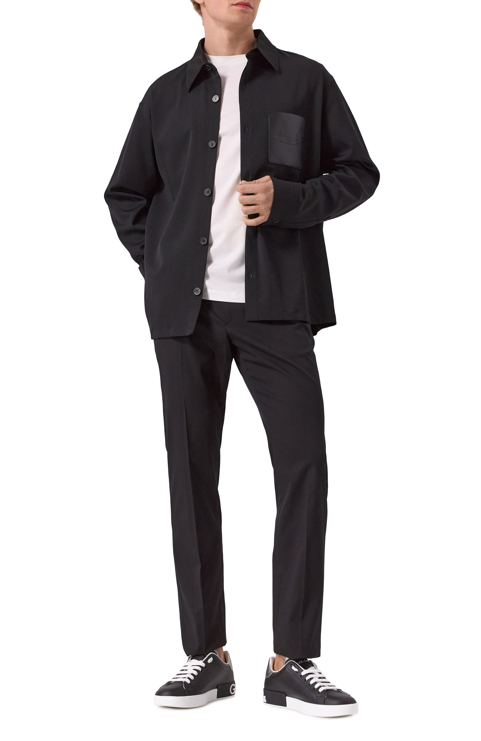 Шерстяная рубашка BALMAIN, арт. EH1HS391/WB01, фото 2