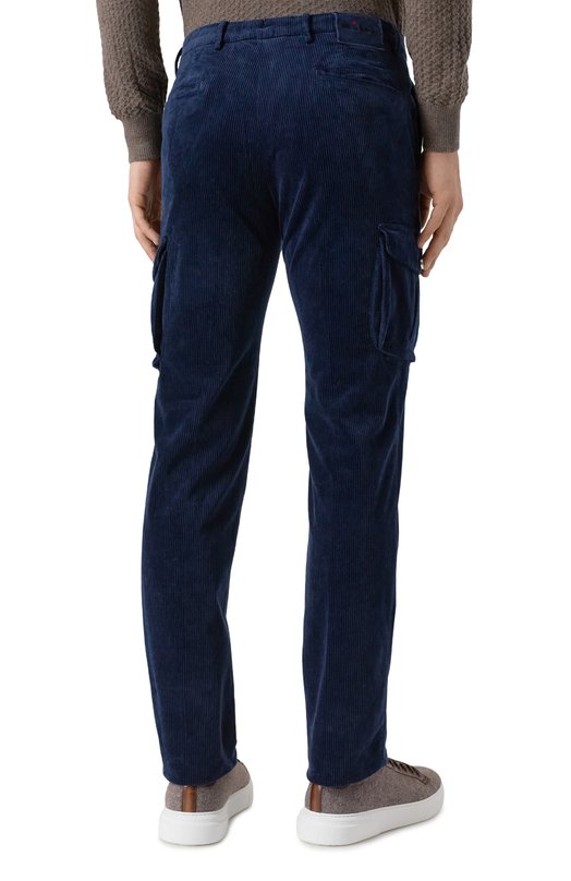 Вельветовые брюки-карго Kiton UFPPCAK0105H02 Синий  UFPPCAK0105H02 Фото 4