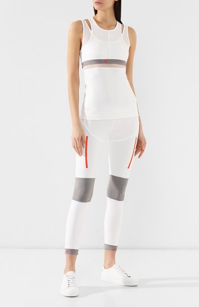 Топ ADIDAS BY STELLA MCCARTNEY белого цвета по цене 5570 руб., арт. DT9267, фото 2 Топ ADIDAS BY STELLA MCCARTNEY, арт. DT9267, фото 2