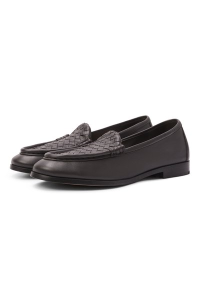 Женские кожаные лоферы silenzio BOTTEGA VENETA, арт. 876126/VBSD0