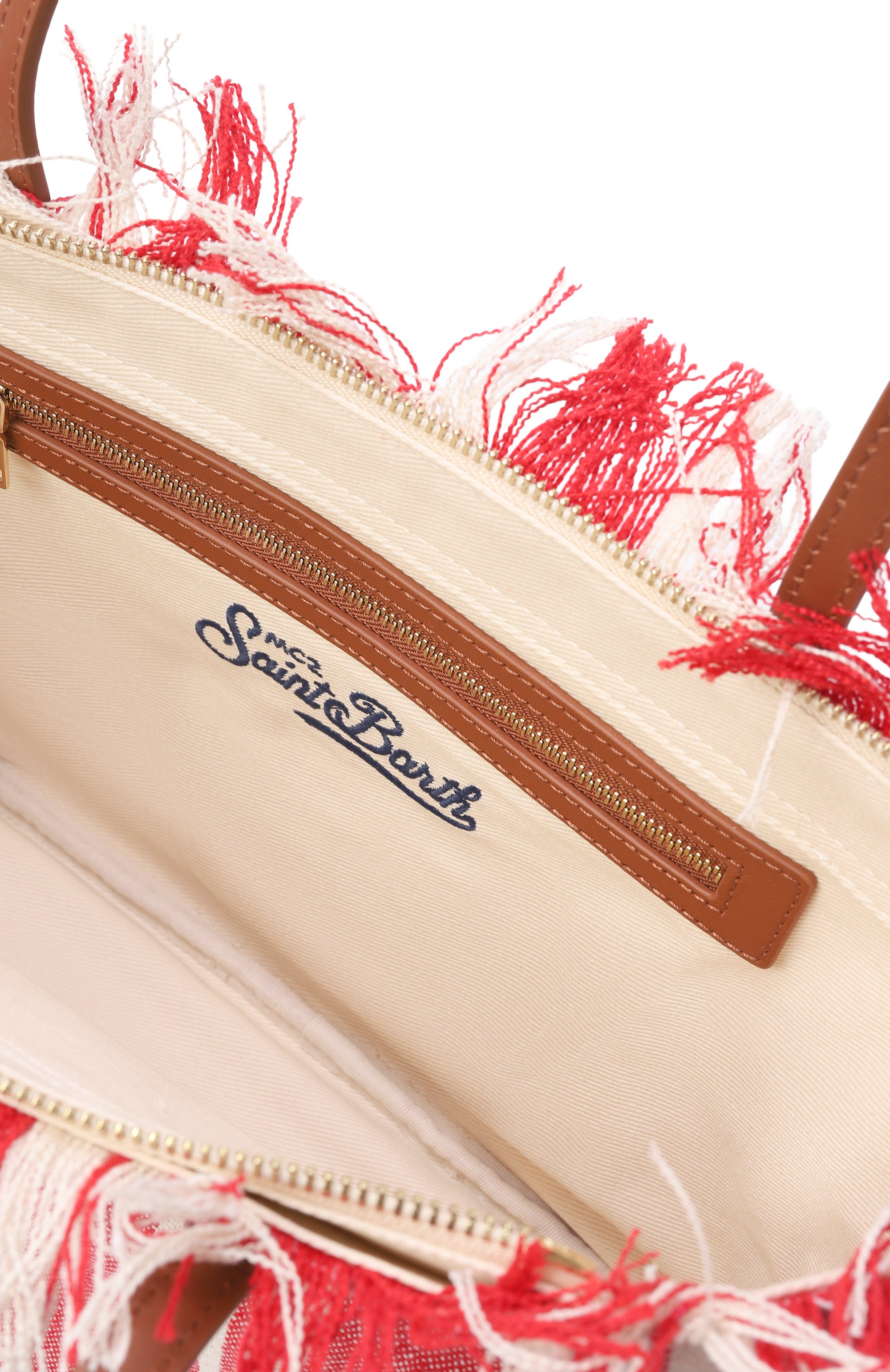 Сумка city medium MC2 SAINT BARTH красного цвета по цене 18150 руб., арт. CBMF001-01761L/CITY BAG MID FRINGE, фото 5 Сумка city medium MC2 SAINT BARTH, арт. CBMF001-01761L/CITY BAG MID FRINGE, фото 5