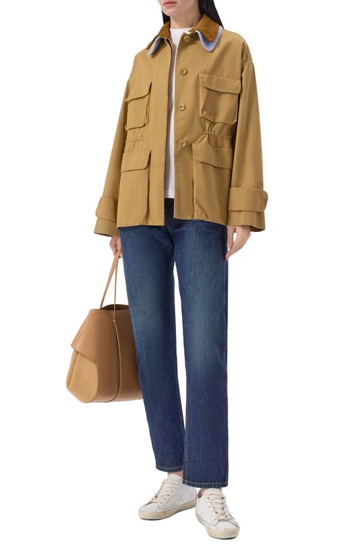 Кожаные кеды Super-Star Golden Goose Deluxe Brand GWF00102.F004662 Белый  GWF00102.F004662 Фото 3