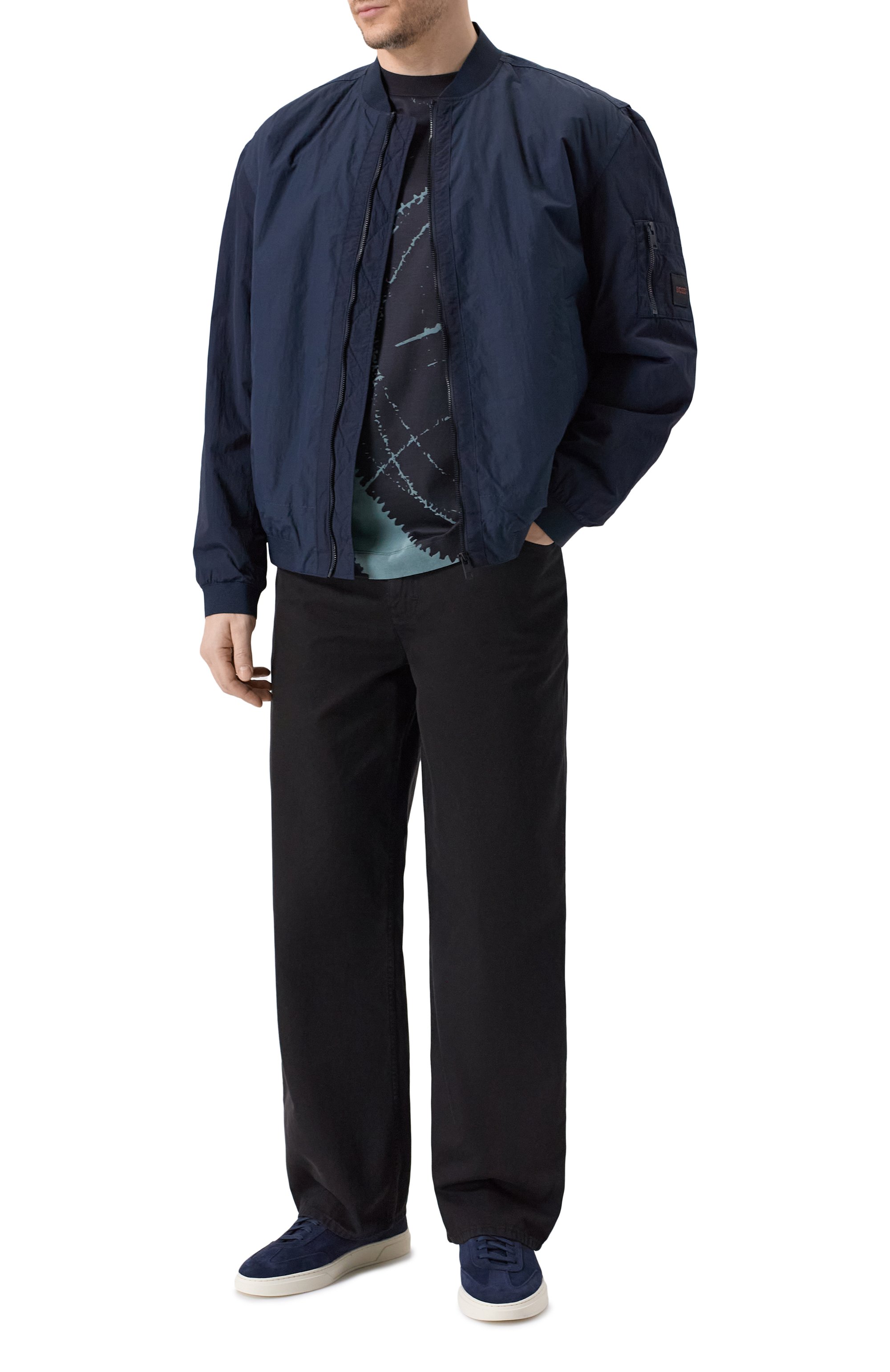 Футболка из лиоцелла и хлопка EMPORIO ARMANI темно-серого цвета по цене 18750 руб., арт. EM004909/AF10017, фото 2 Футболка из лиоцелла и хлопка EMPORIO ARMANI, арт. EM004909/AF10017, фото 2