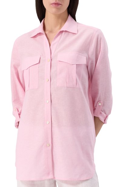 Рубашка изо льна и хлопка PIETRO BRUNELLI, арт. CA2474/LI0018, фото 3