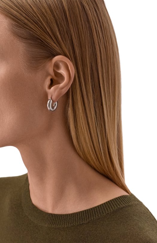 Серьги Jil Sander J11VG0003/P6959 Серебряный  J11VG0003/P6959 Фото 2