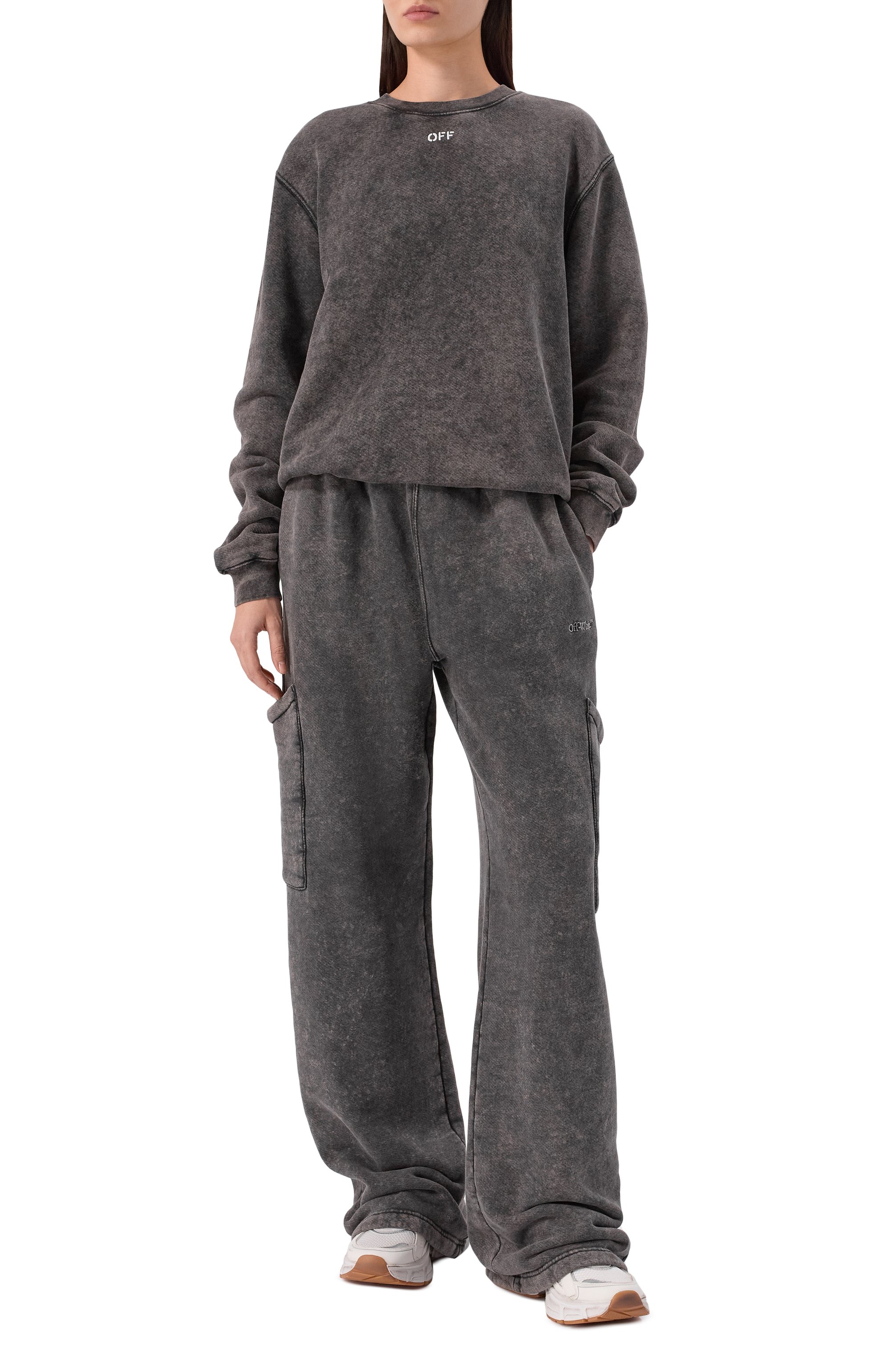 Хлопковые брюки-карго OFF-WHITE, арт. 0WCH025F25FLE002, фото 2