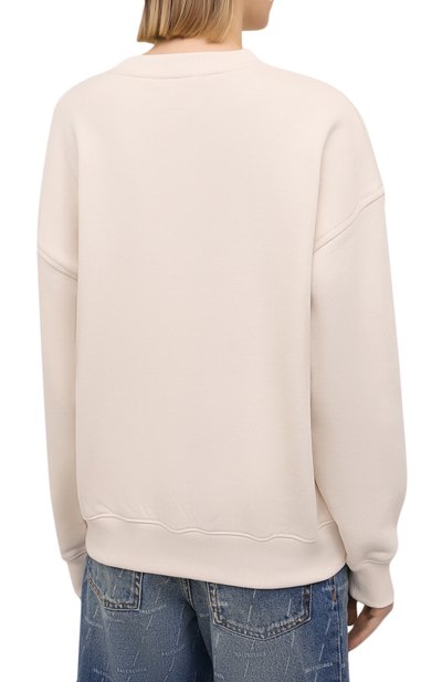 Хлопковый свитшот ACNE STUDIOS светло-бежевого цвета по цене 49950 руб., арт. AI0081, фото 4 Хлопковый свитшот ACNE STUDIOS, арт. AI0081, фото 4