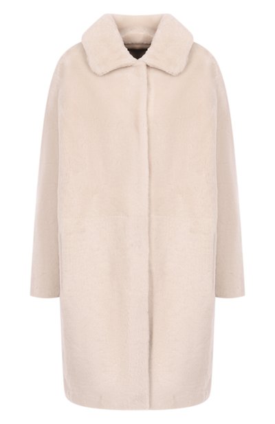 Женская дубленка из овчины MANZONI24, арт. 25M770R-S21