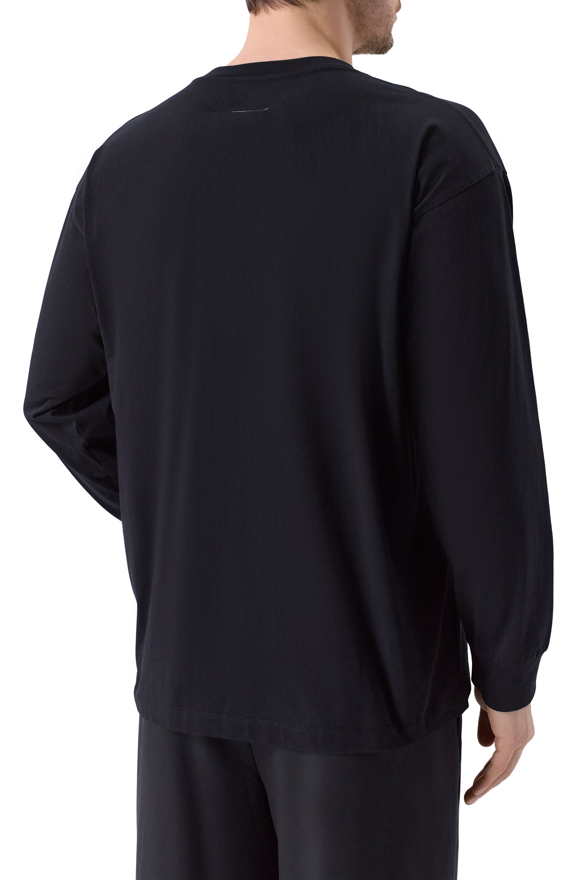 Хлопковый лонгслив MM6, арт. SH0NH0023/M20170, фото 4